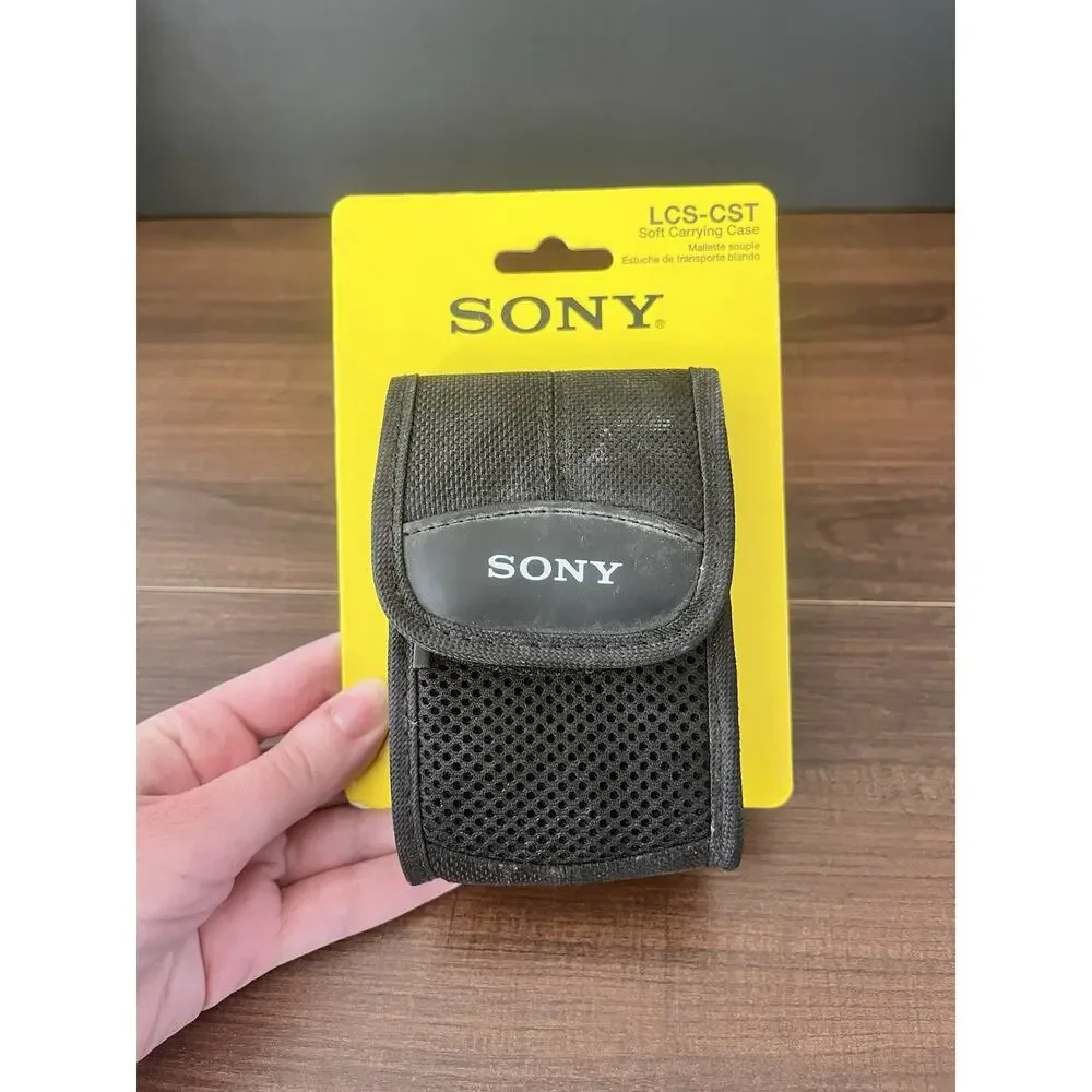 SONY LCS-CST Soft Camera Carrying Case for Cyber-Shot Camera NEW 📷 Some Dust